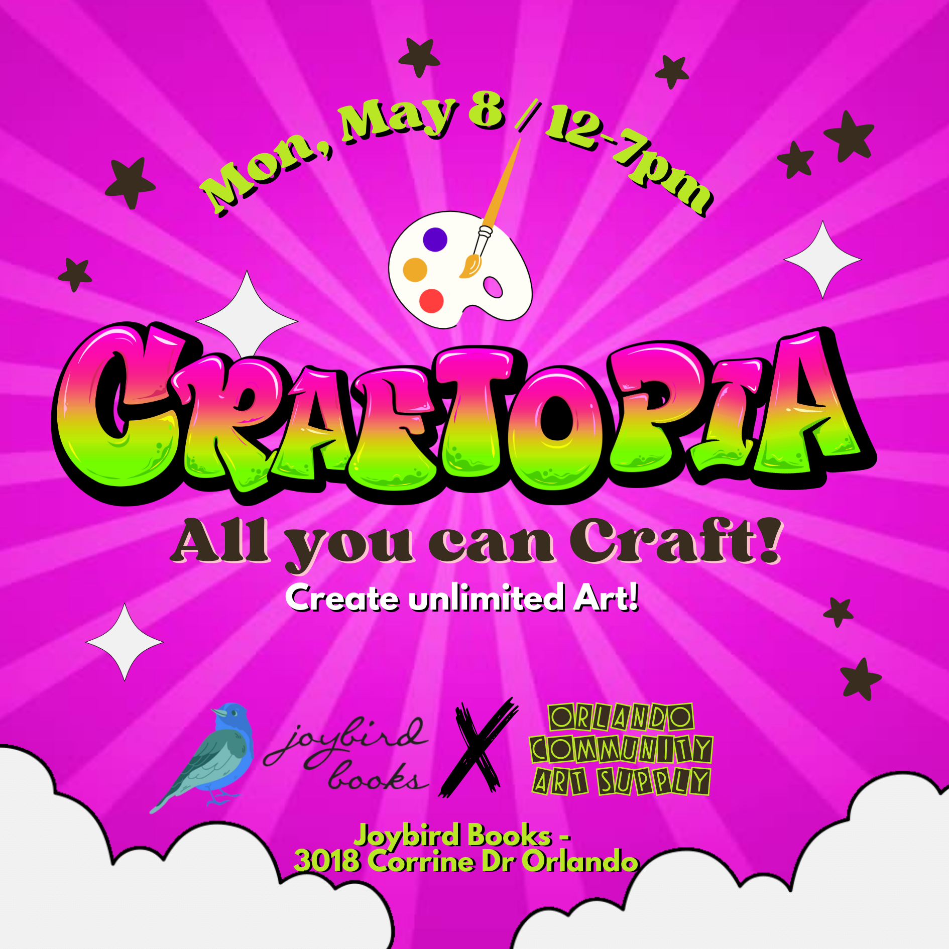 Craftopia 3 Hour Crafter Pass 12pm Bazaar Botanica Markets craftopia-3-hour-crafter-pass-12pm-bazaar-botanica-markets